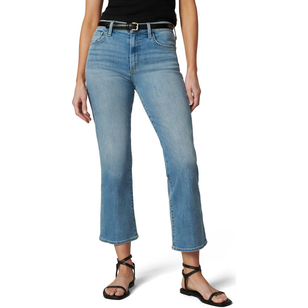 Joe's The Callie High Waist Crop Bootcut Jeans In Unapologetic Blue