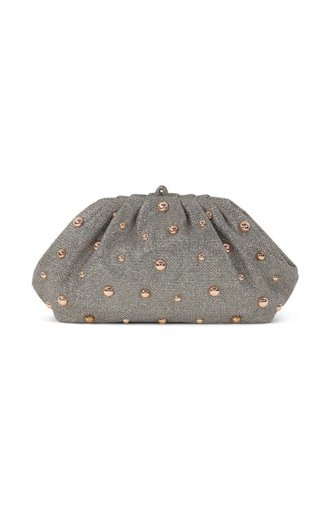 Margot Beaded Pouch Clutch