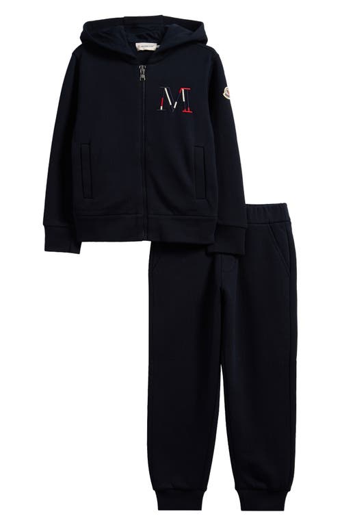 Moncler Hoodie And Pants Set In Black