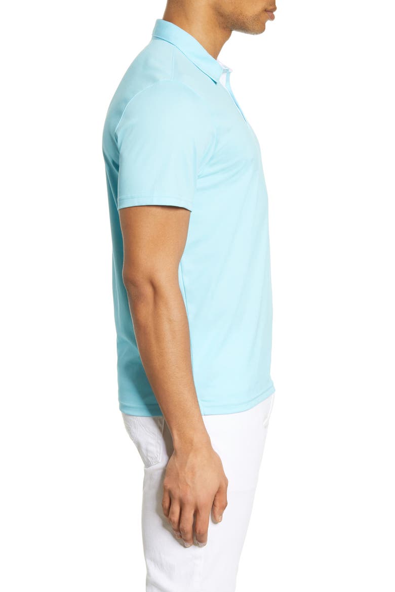 Caldwell Piqué Regular Fit Polo, Alternate, color, TURQUOISE