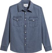 Corridor Pigment Dye Canvas Button-Up Shirt