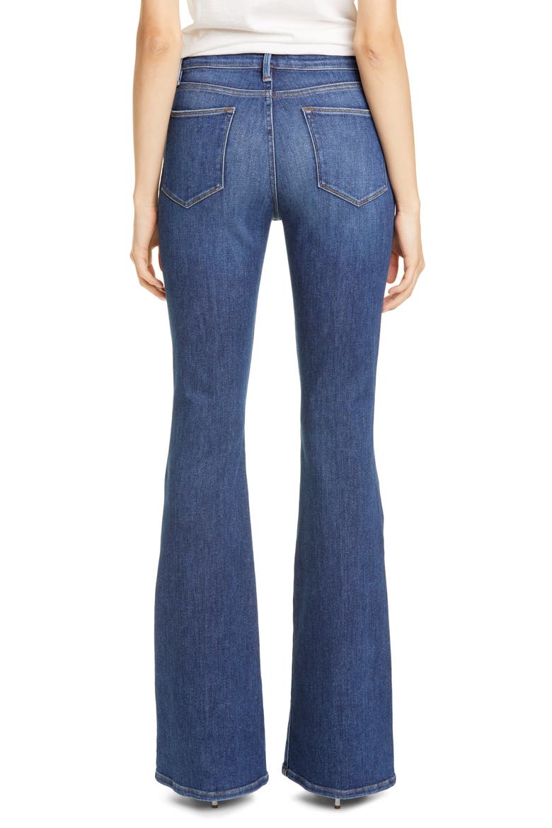 Le High Waist Flare Jeans, Alternate, color, BESTIA
