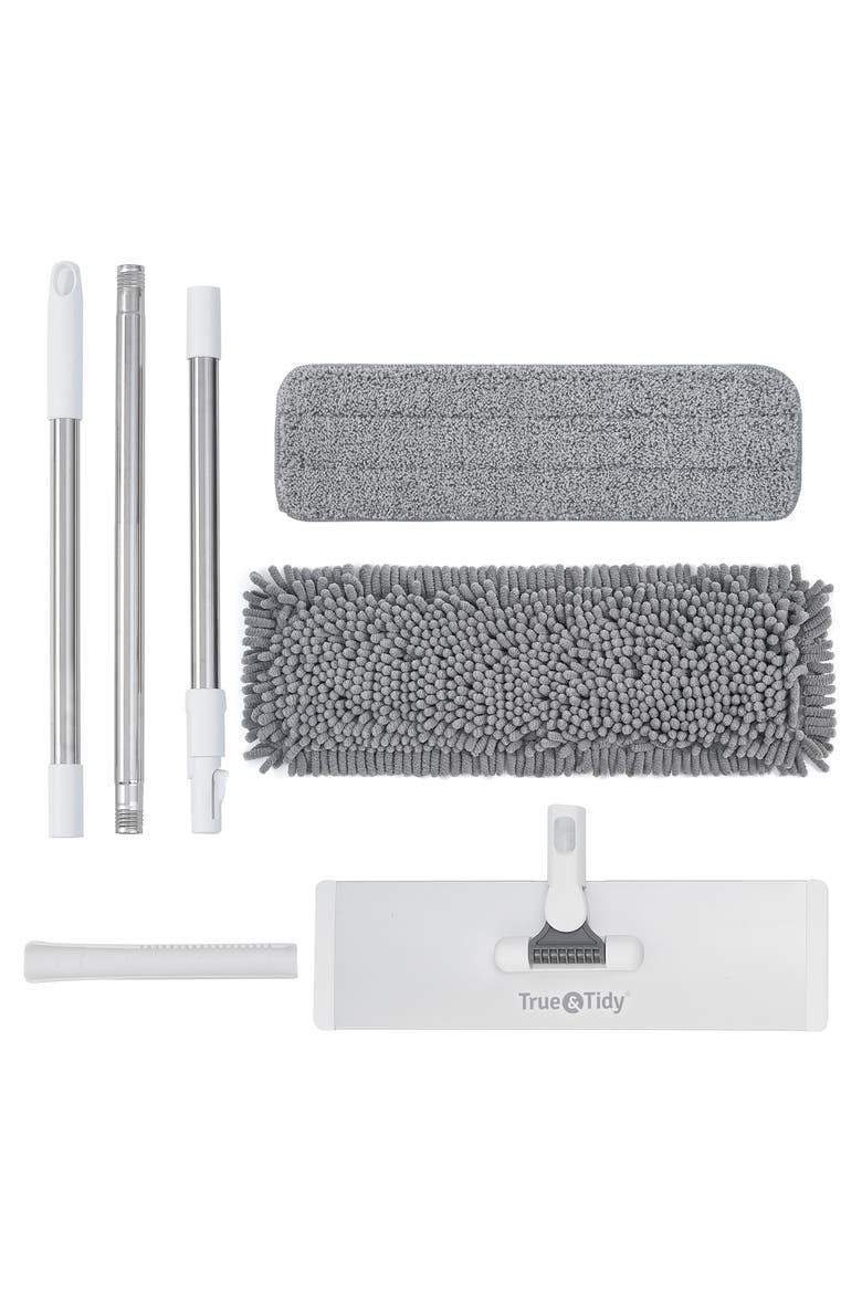 Heavy Duty Wet & Dry Sweeper Mop, Alternate, color, SILVER/ GRAY