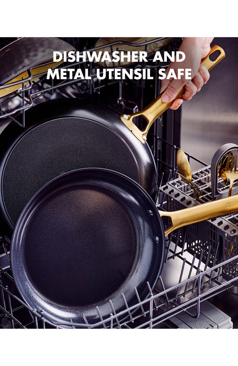 GreenPan Reserve Black 4-Piece Hard Anodized Aluminum Ceramic Nonstick Pan Set, Alternate, color, 