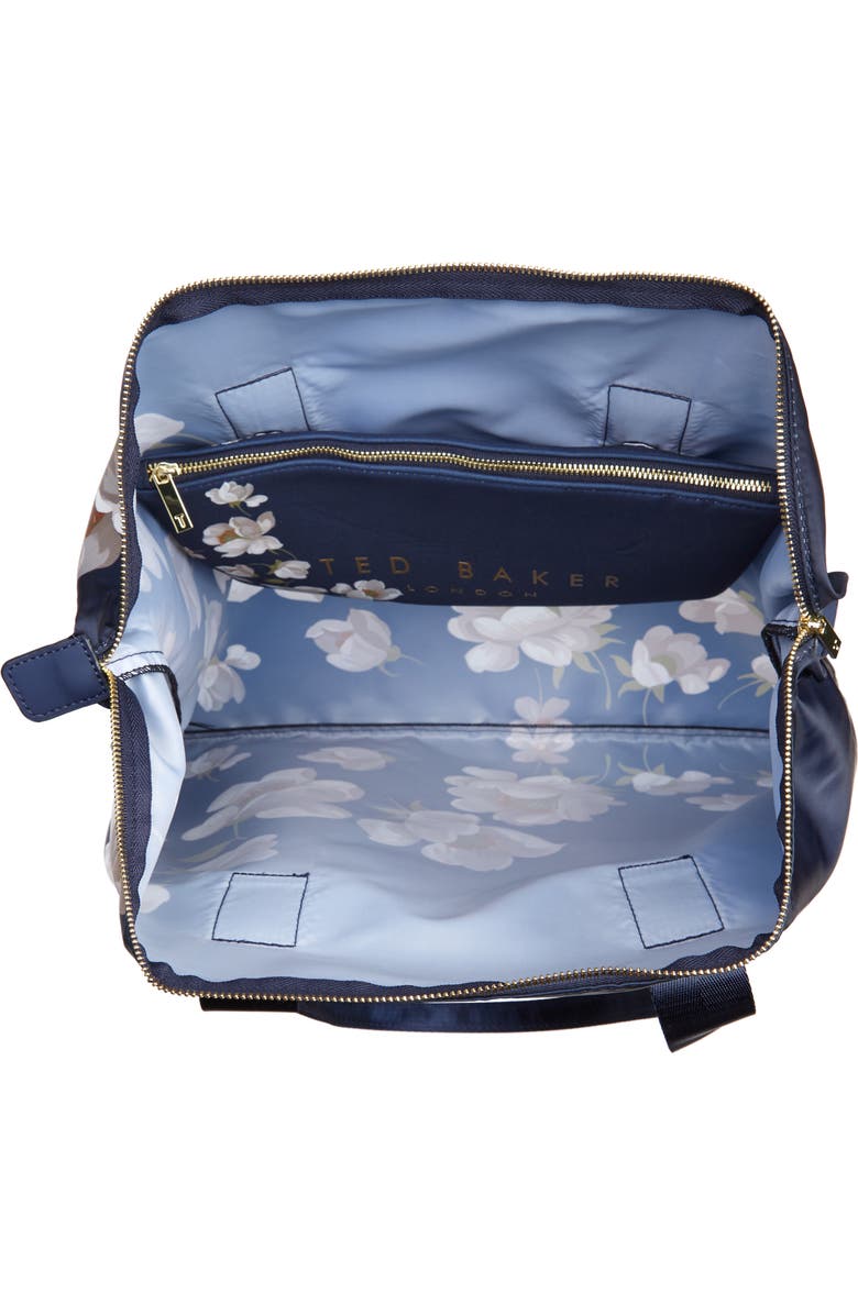 Ted Baker London Gisela Pearl Foldaway Shopper Tote & Pouch, Alternate, color,