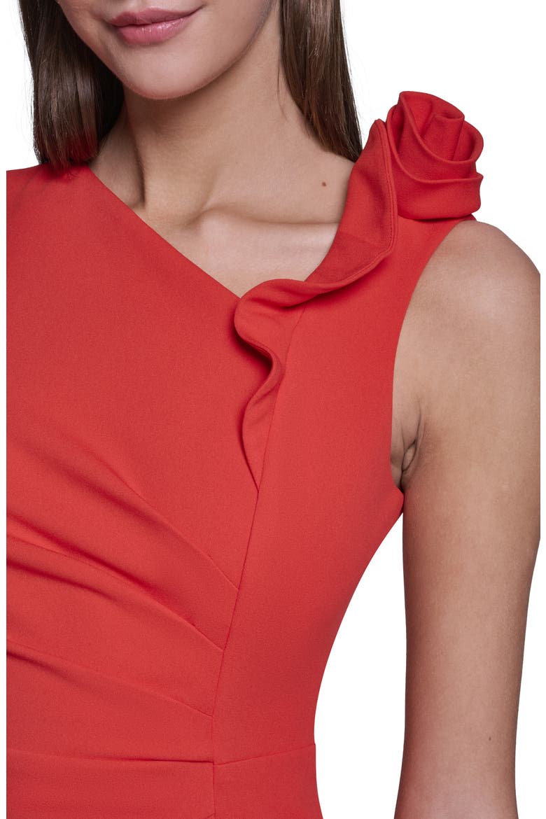 Bodycon Midi Dress, Alternate, color, RED