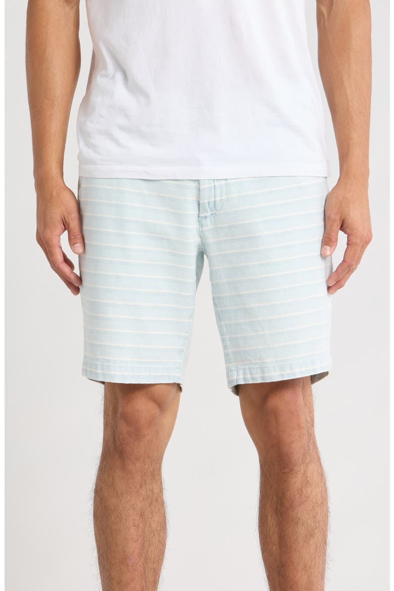Wanderer Stripe Slim Fit Chino Shorts, Main, color, THEOREM