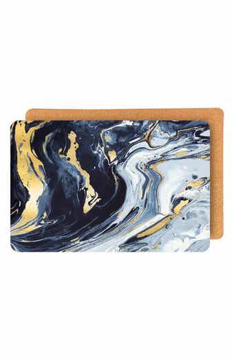 DAINTY HOME Marble Print Set of 8 Placemats
