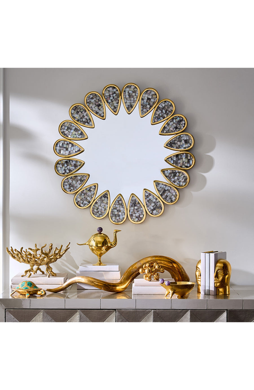 Jonathan Adler Brass Bird Box In Gold