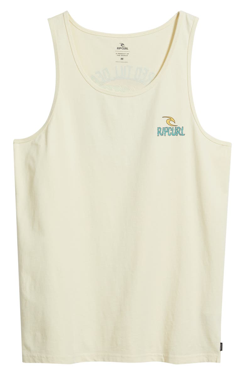Rip Curl Shred Till Dead Cotton Graphic Tank, Alternate, color, Lemon Ice