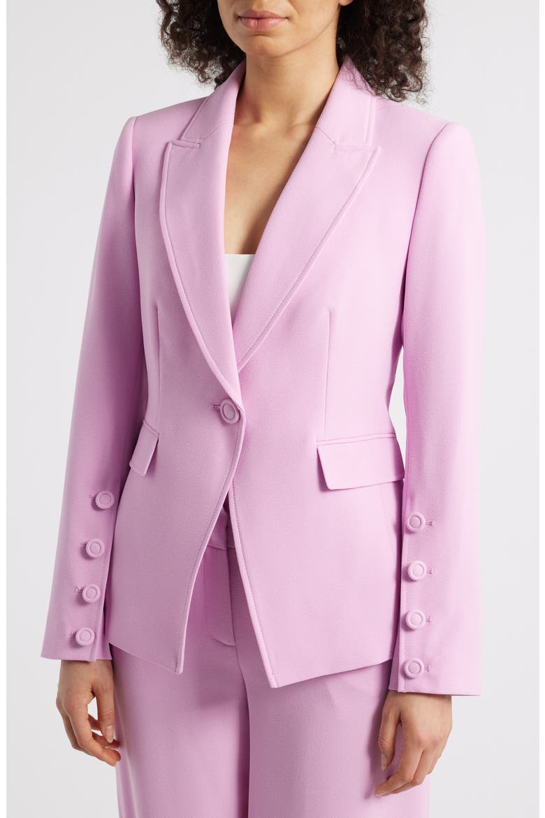 One-Button Blazer, Alternate, color, PINK MACAROON