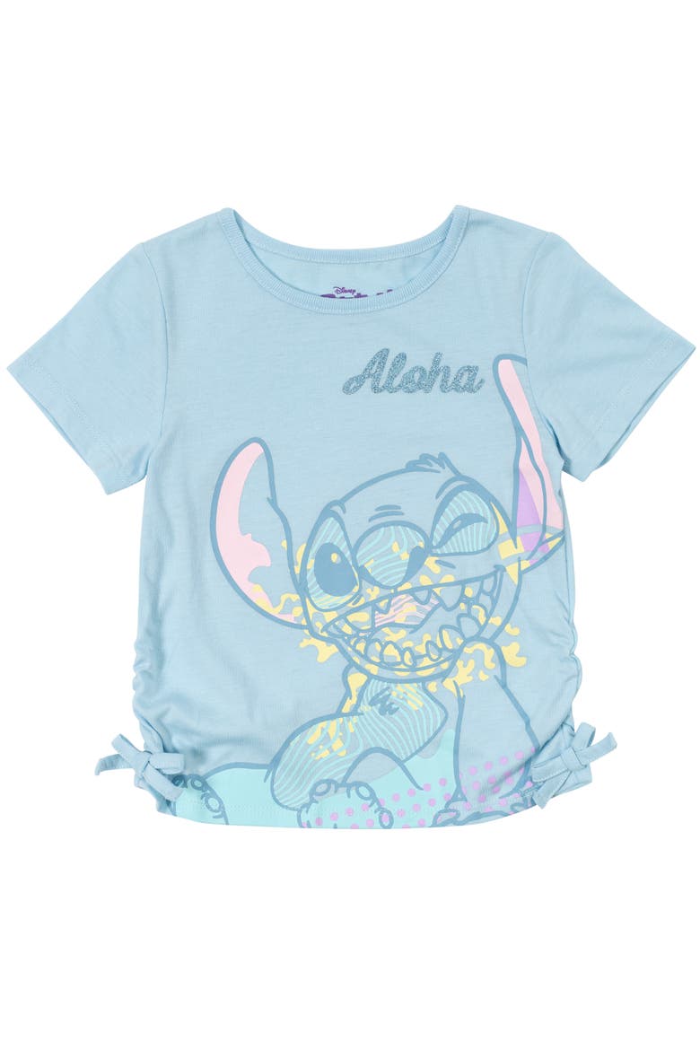 Lilo & Stitch 2-Pack Short Sleeve T-Shirts, Alternate, color, Stitch Light Blue