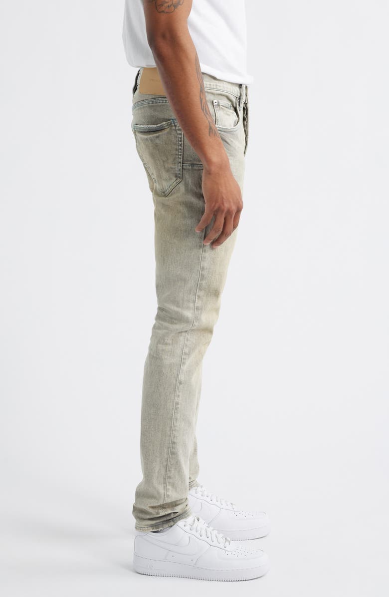 PURPLE BRAND Nitric Dirty Wash Skinny Jeans, Alternate, color, Tan