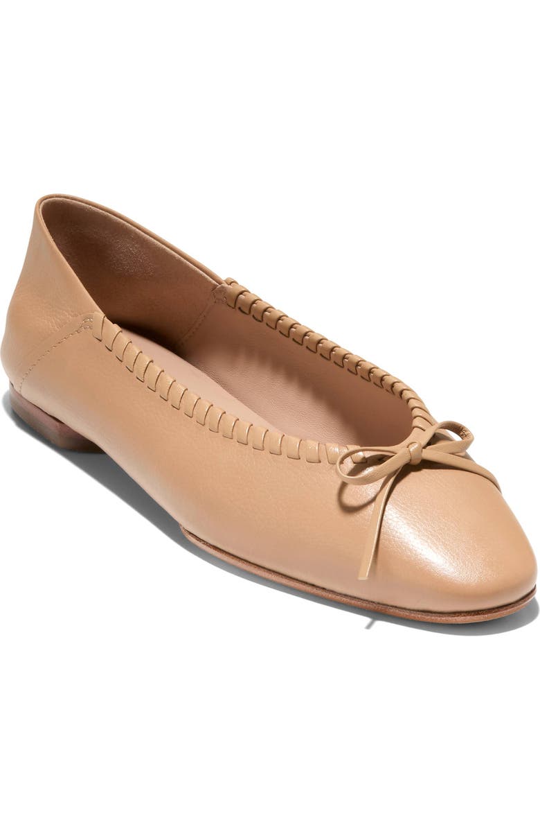 Cole Haan Jaya Travel Ballet Flat, Main, color, Tuscan Sand/ Stitch