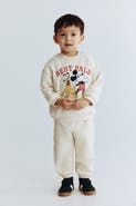 H&M 2-piece Printed Sweatshirt Set
