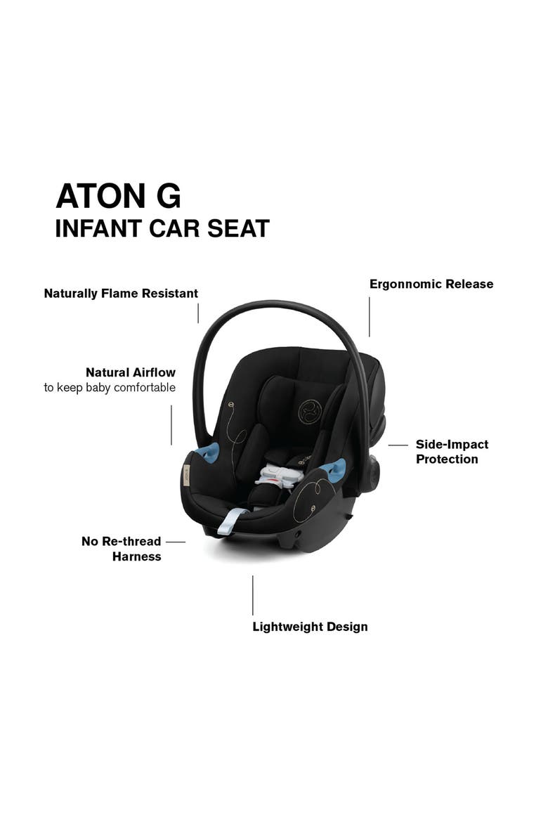 EOS Stroller & Aton G Car Seat Travel System, Alternate, color, MOON BLACK