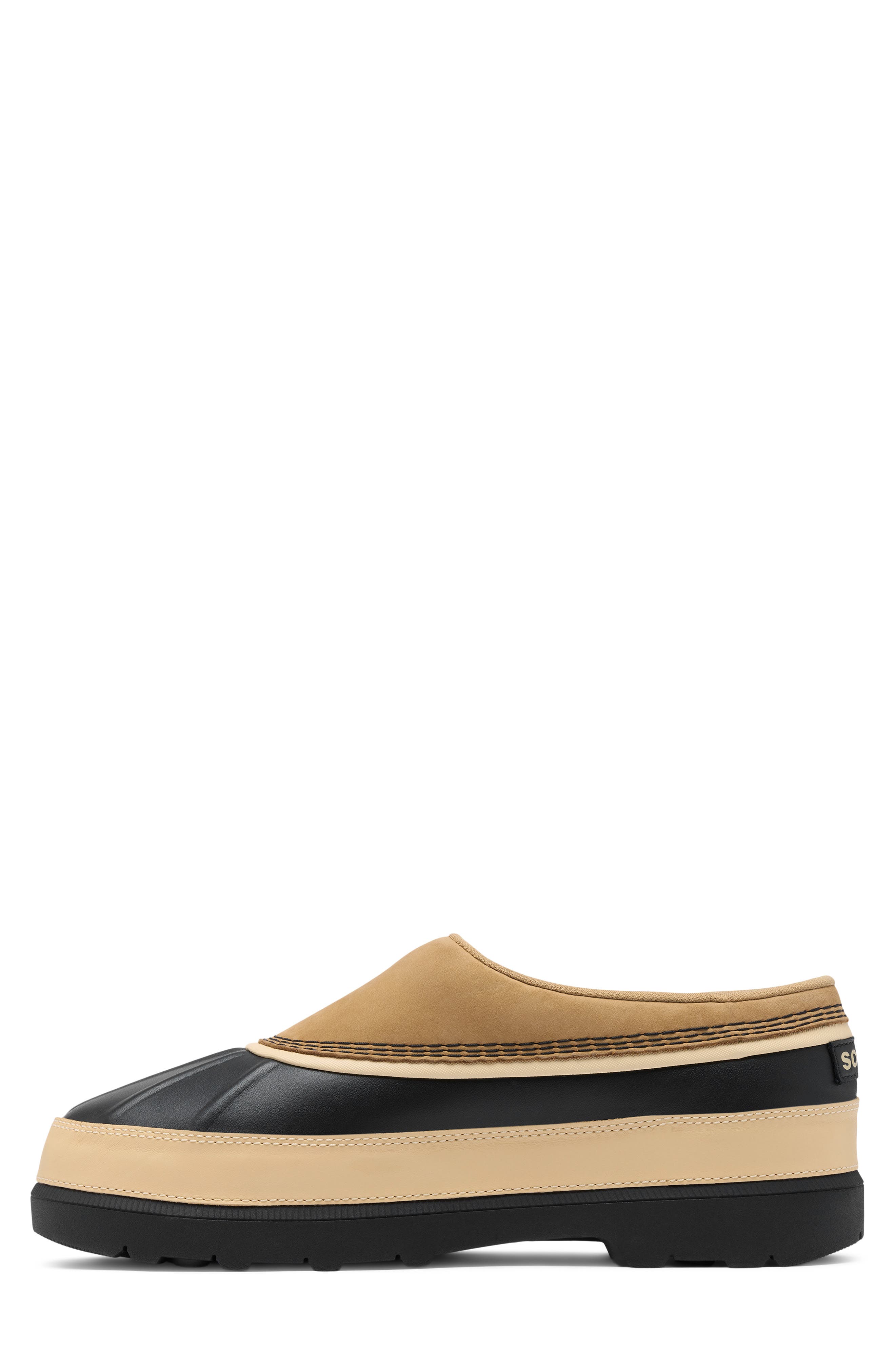 Ambler Waterproof Slip-On, Alternate, color, CARIBOU BUFF/ BLACK