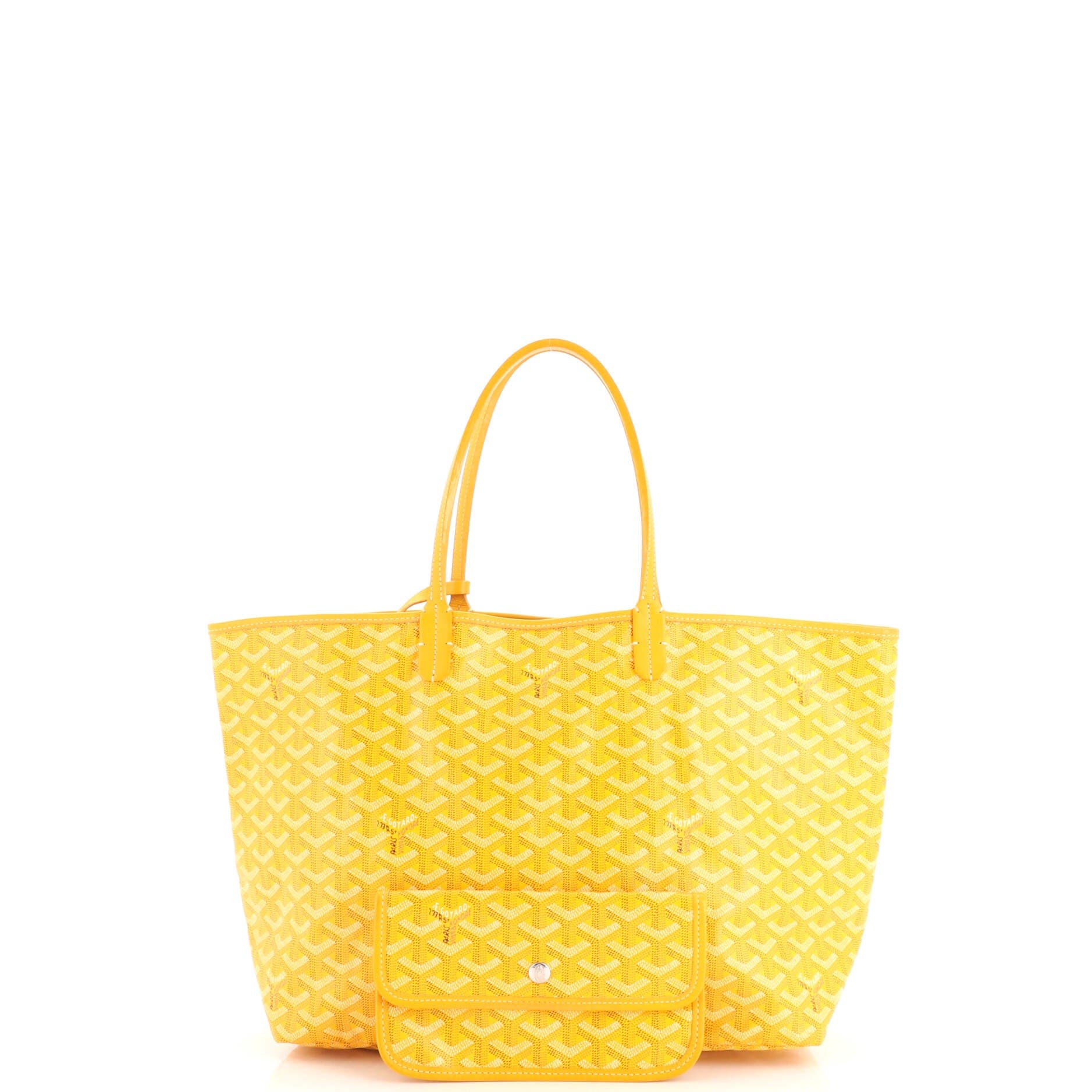 Saint Louis Tote Coated Canvas PM, Alternate, color, Yellow