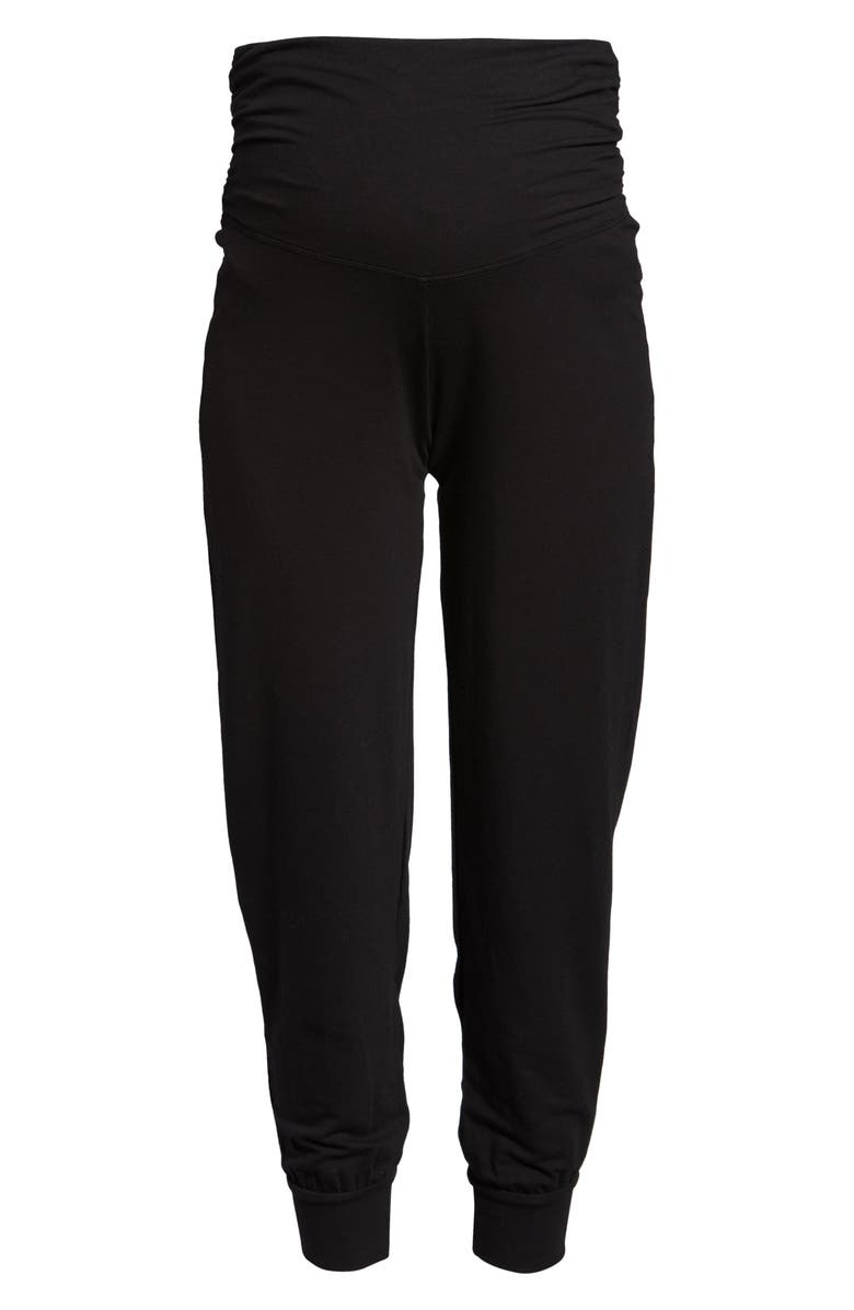 Belabumbum Athleisure Foldover Maternity Joggers, Alternate, color, 