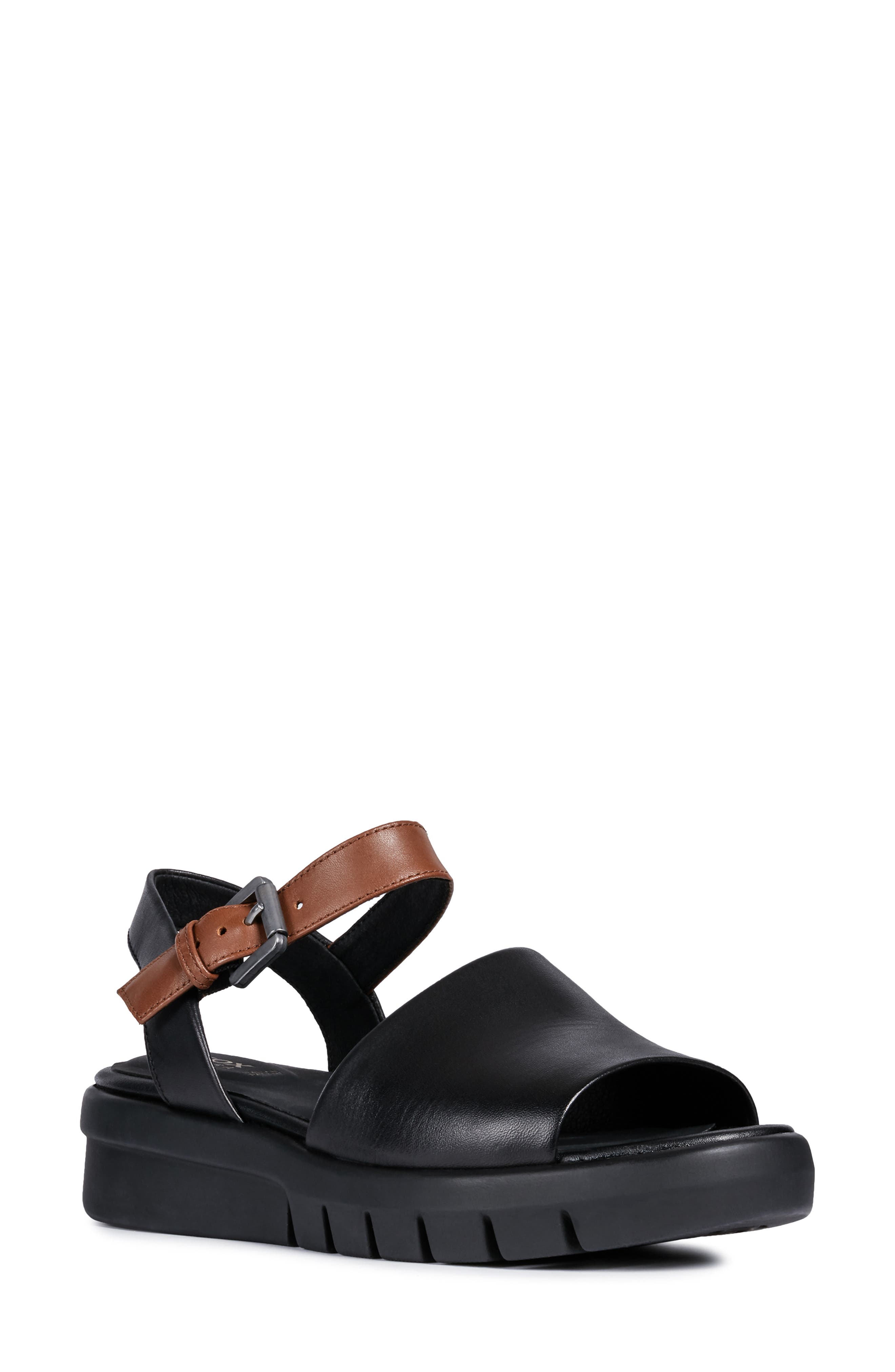 Geox Wimbley Platform Sandal, Main, color, 
