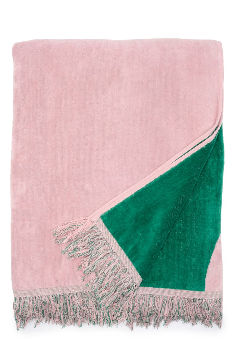 BUSINESS AND PLEASURE CO Holiday Reversible Beach Blanket, Main, color, 