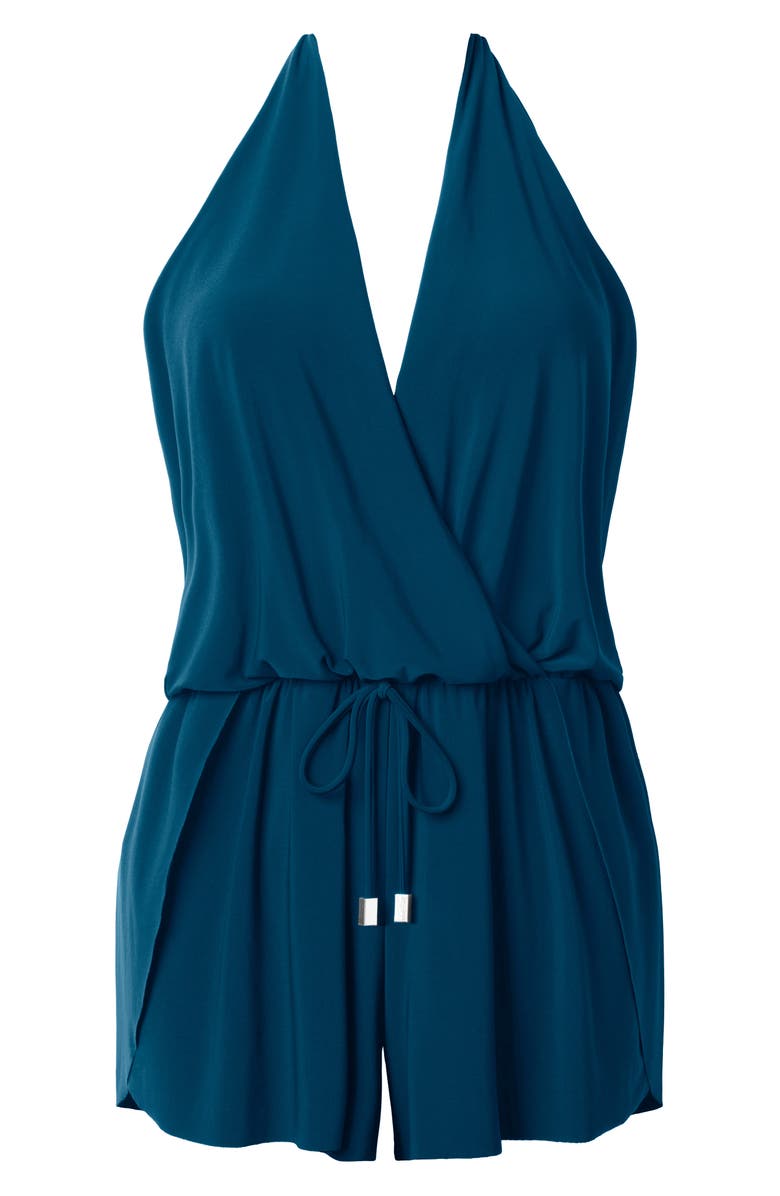 Magicsuit<sup>®</sup> Bianca One-Piece Romper Swimsuit, Alternate, color, Navy