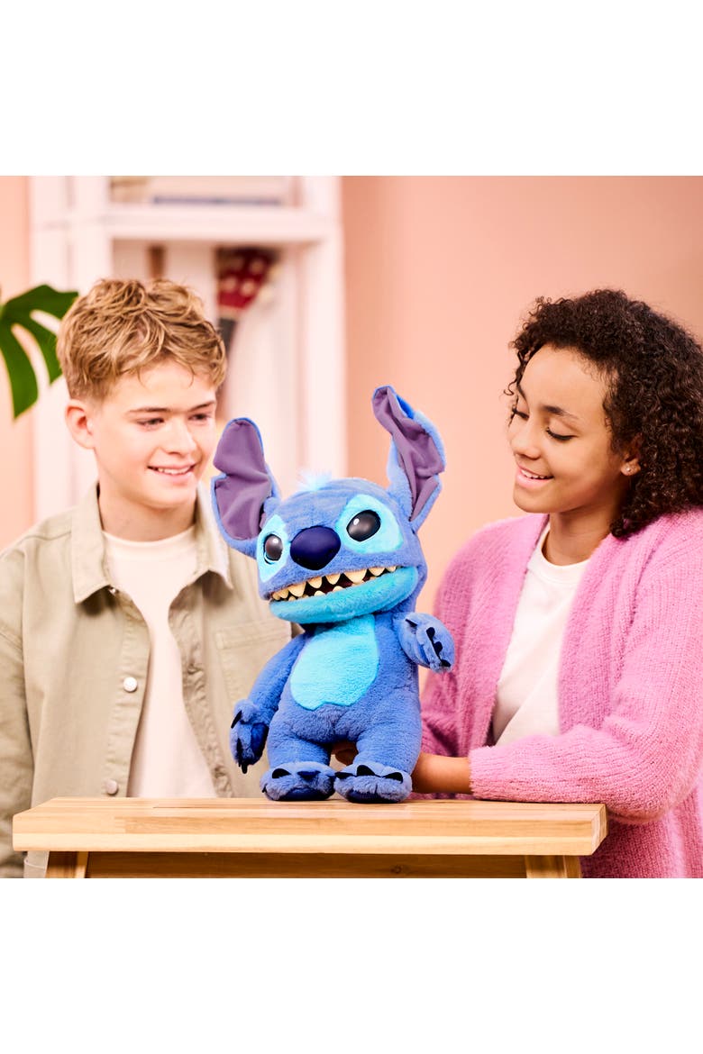 RealFX Disney Stitch Puppetronic Interactive Plush Toy by WOW! Stuff, Alternate, color, Multicolored