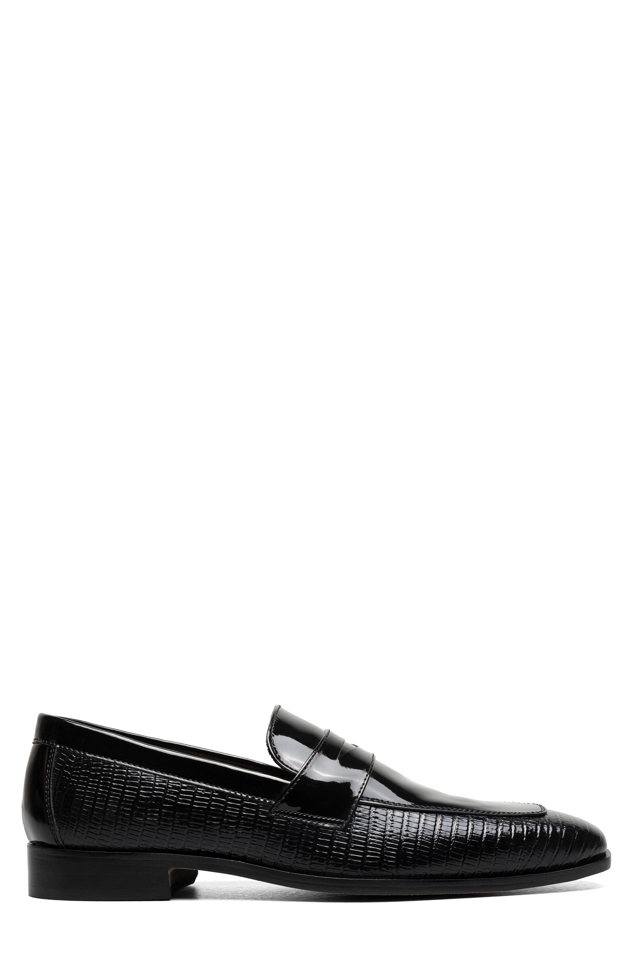 Stacy Adams Ravito Penny Loafer, Alternate, color, Black