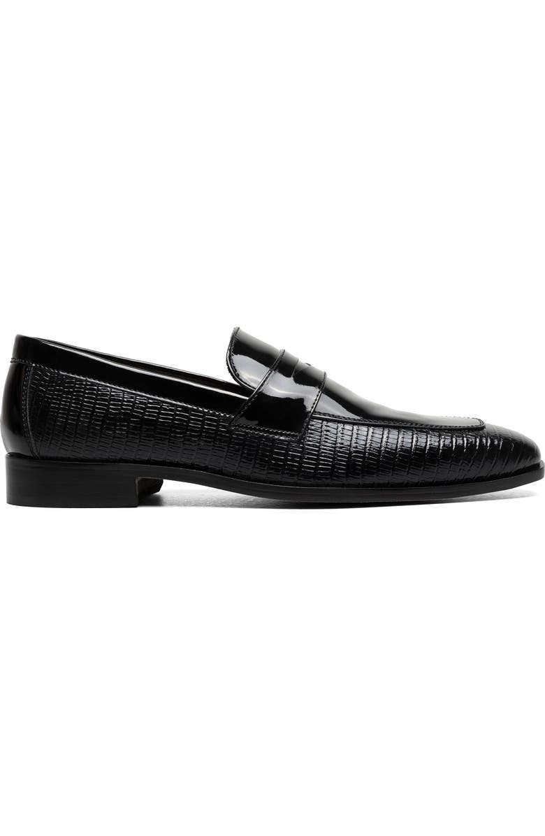 Stacy Adams Ravito Penny Loafer, Alternate, color, Black
