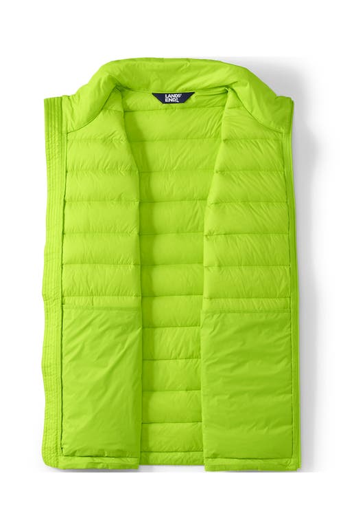 Lands' End Wanderweight Ultralight Packable Down Vest In Citrus Fields