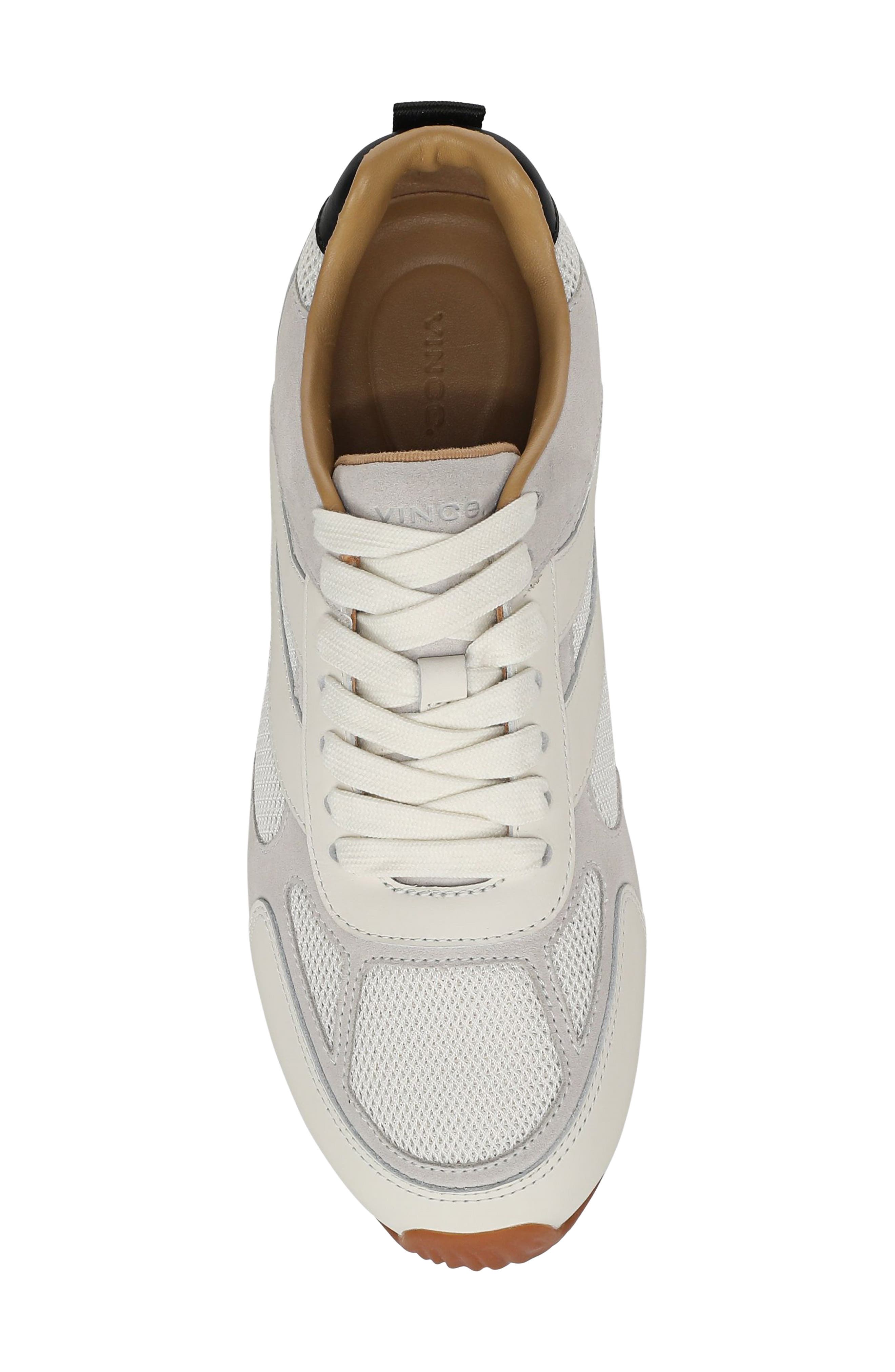 Mojave Trainer Sneaker, Alternate, color, MILK/ HORCHATA/ BLACK