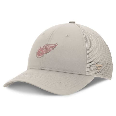 Women's Fanatics Tan Detroit Red Wings Authentic Pro Road Trucker Adjustable Hat