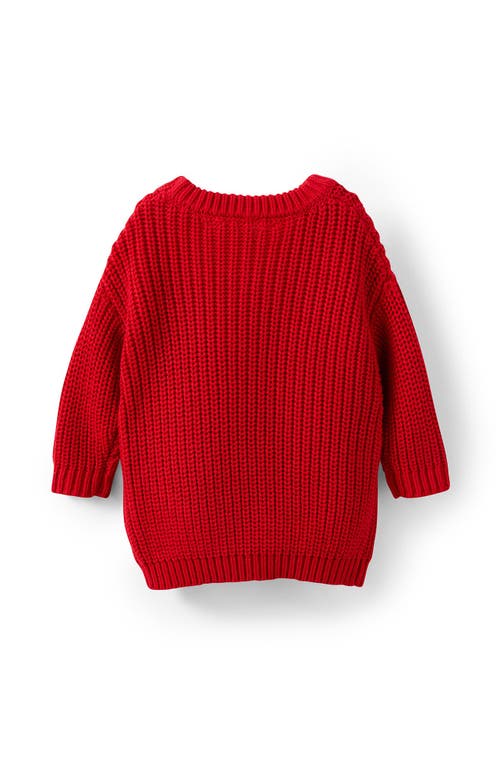 Cotton On Kids Connor Crew Neck Jumper In Red