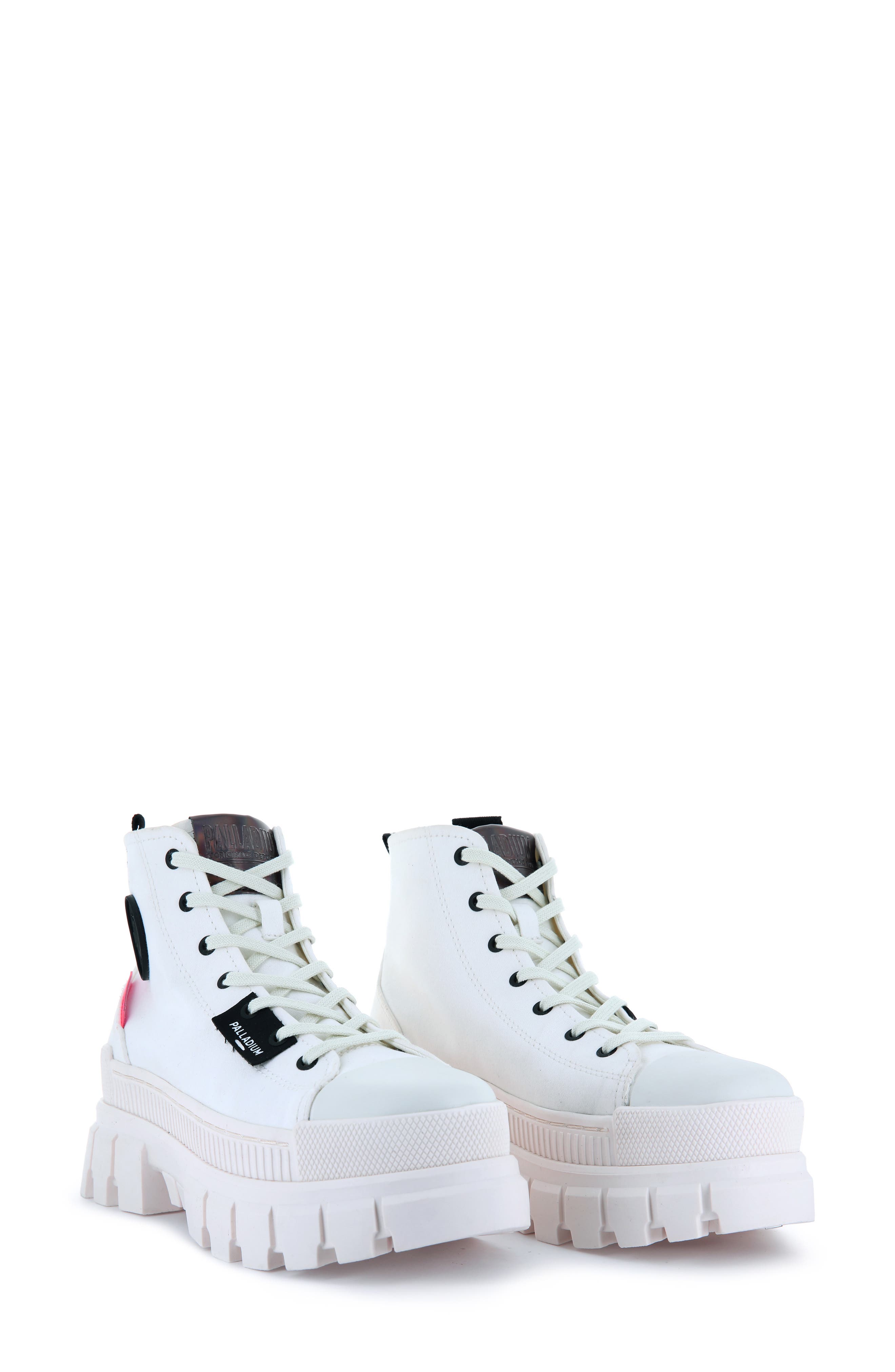 Palladium Revolt Platform Sneaker, Main, color, Star White / Marshmallow