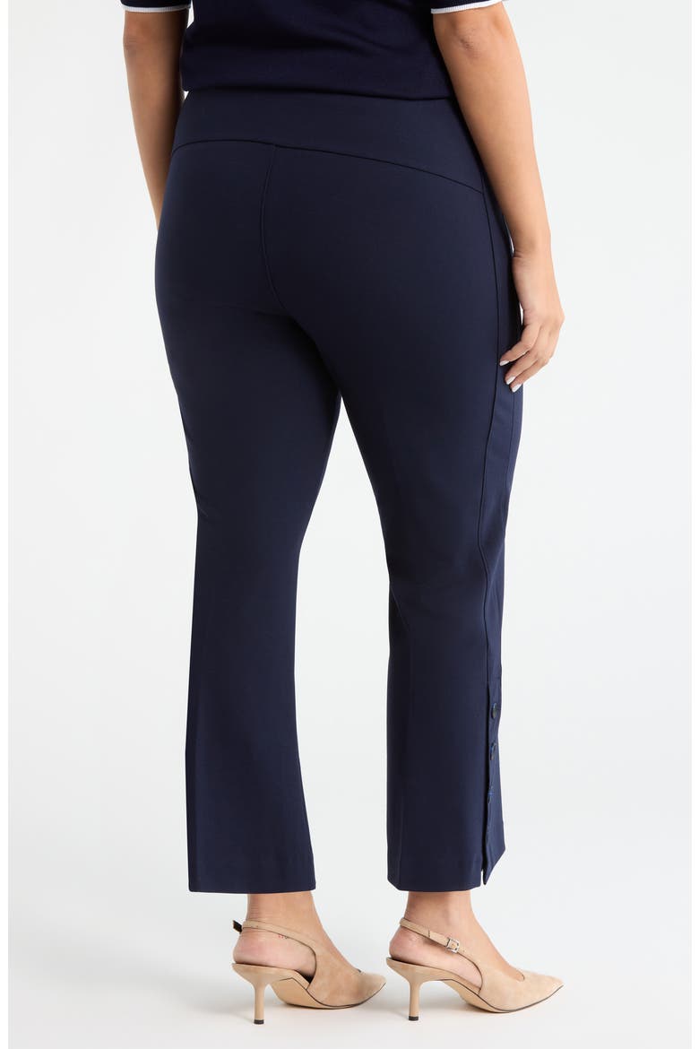 Stella Pull-On Kick Flare Ponte Pants, Alternate, color, CADET BLUE