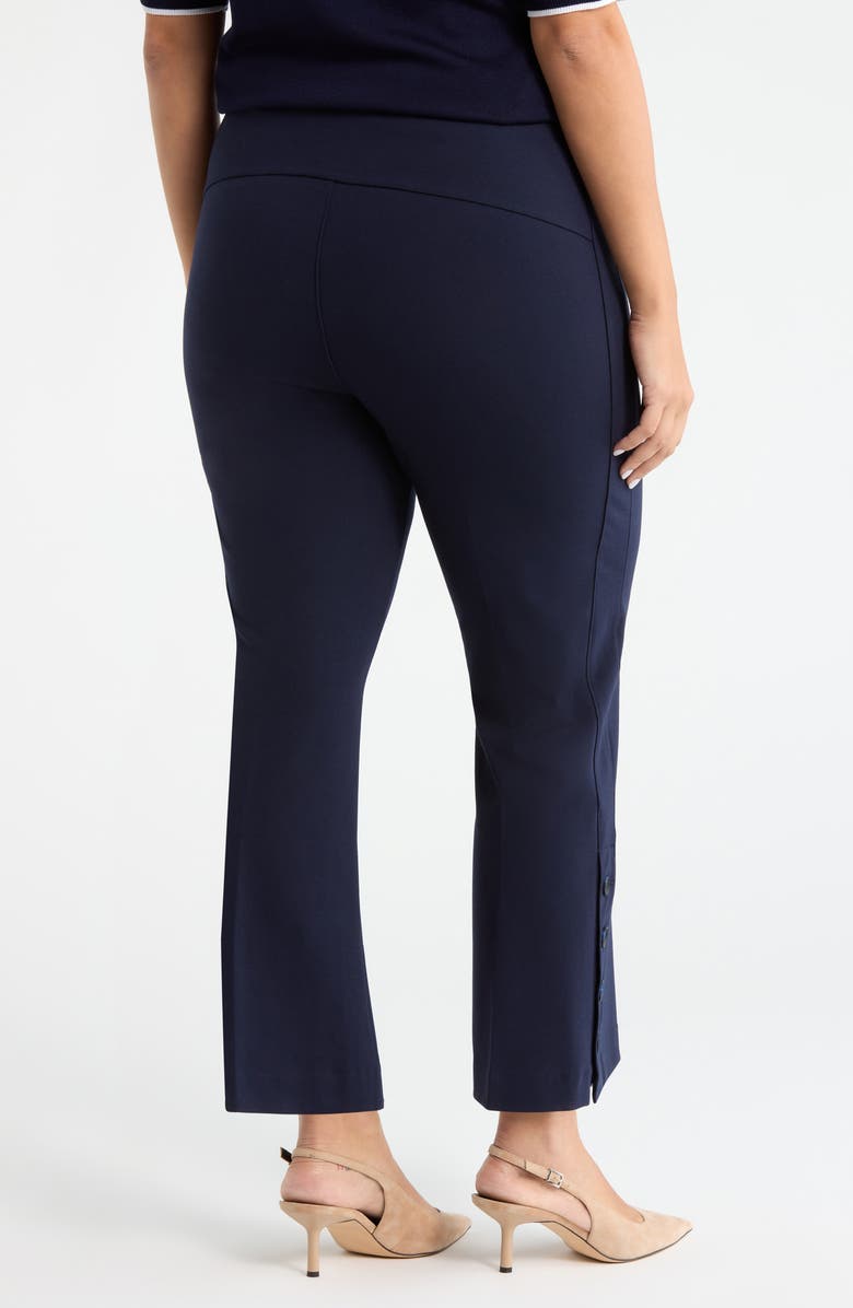 Liverpool Stella Pull-On Kick Flare Ponte Pants, Alternate, color, Cadet Blue