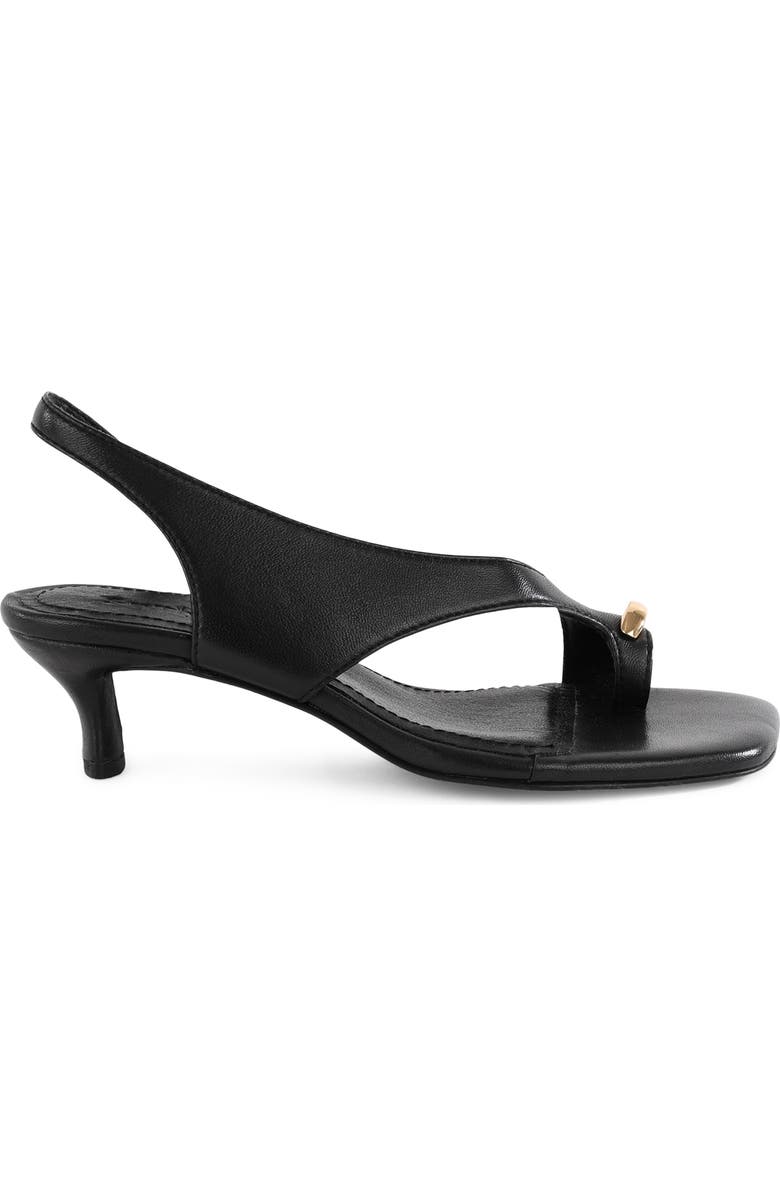 Seychelles Sparks Flying Slingback Kitten Heel Sandal, Alternate, color, Black
