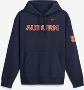 Nike Men's Nike Navy Auburn Tigers 2026 Sideline Club Fleece Hoodie