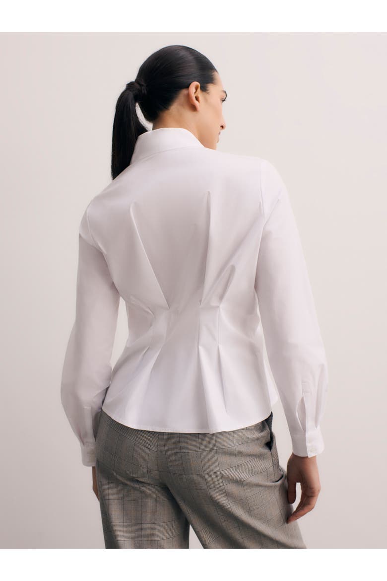 Avio Cotton Blouse, Alternate, color, White