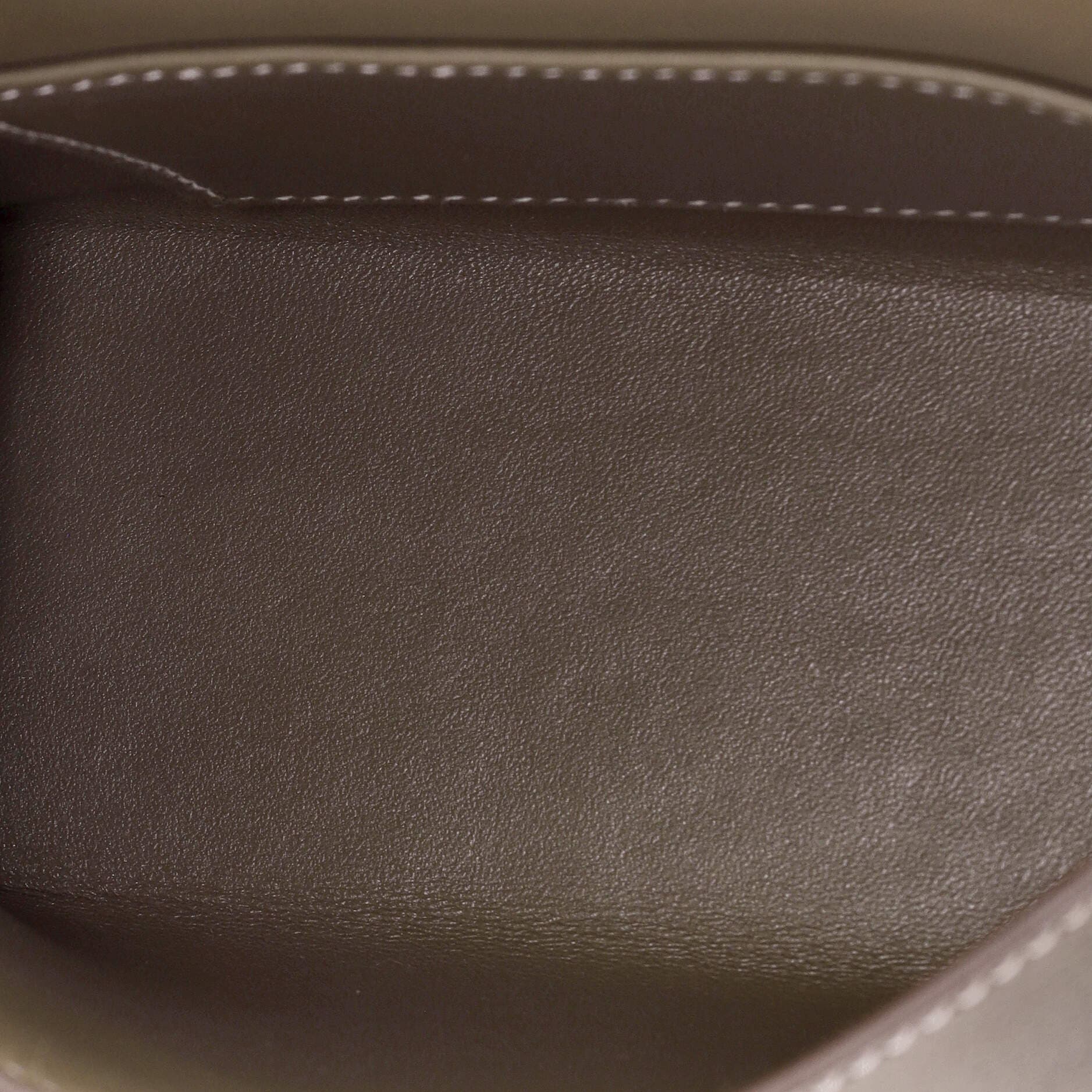 Pre-Owned Hermes Kelly Mini II Bag Grey Epsom with Palladium Hardware 20, Alternate, color, 