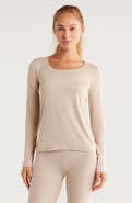 Zella Restore Soft Lite Ruched Long Sleeve T-Shirt
