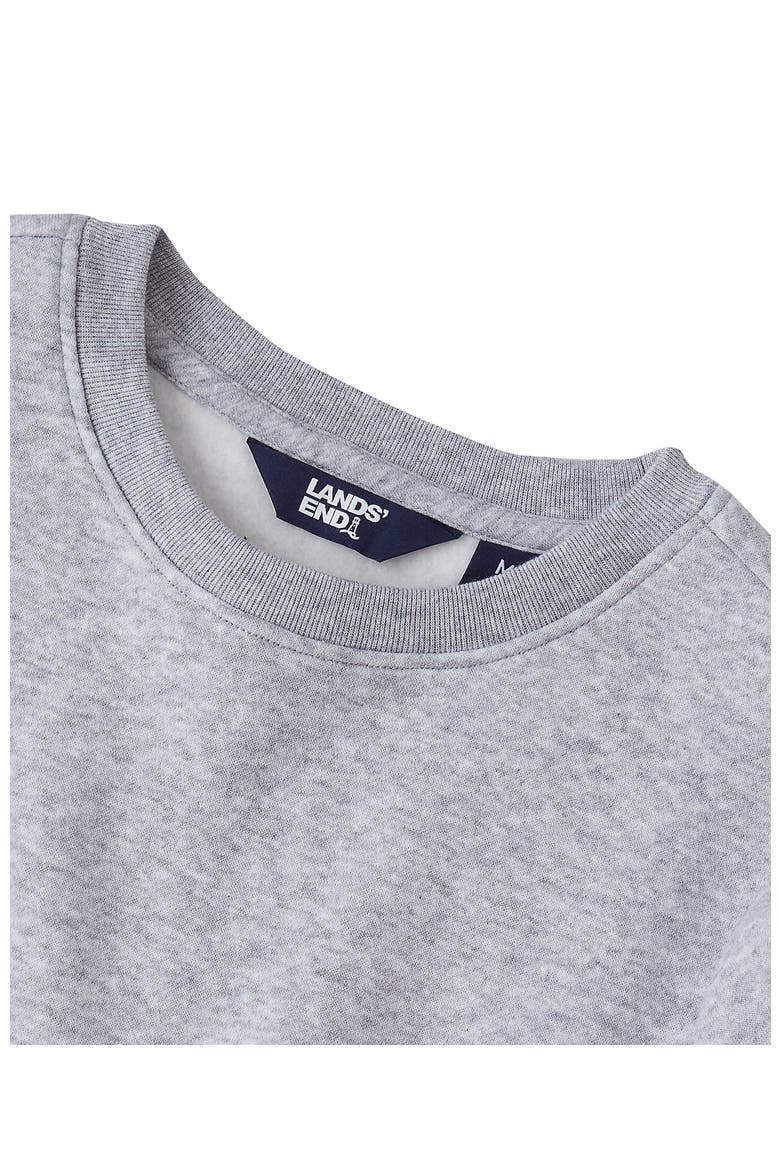 Kids Husky Basic Fleece Crewneck Sweatshirt, Alternate, color, Gray Heather