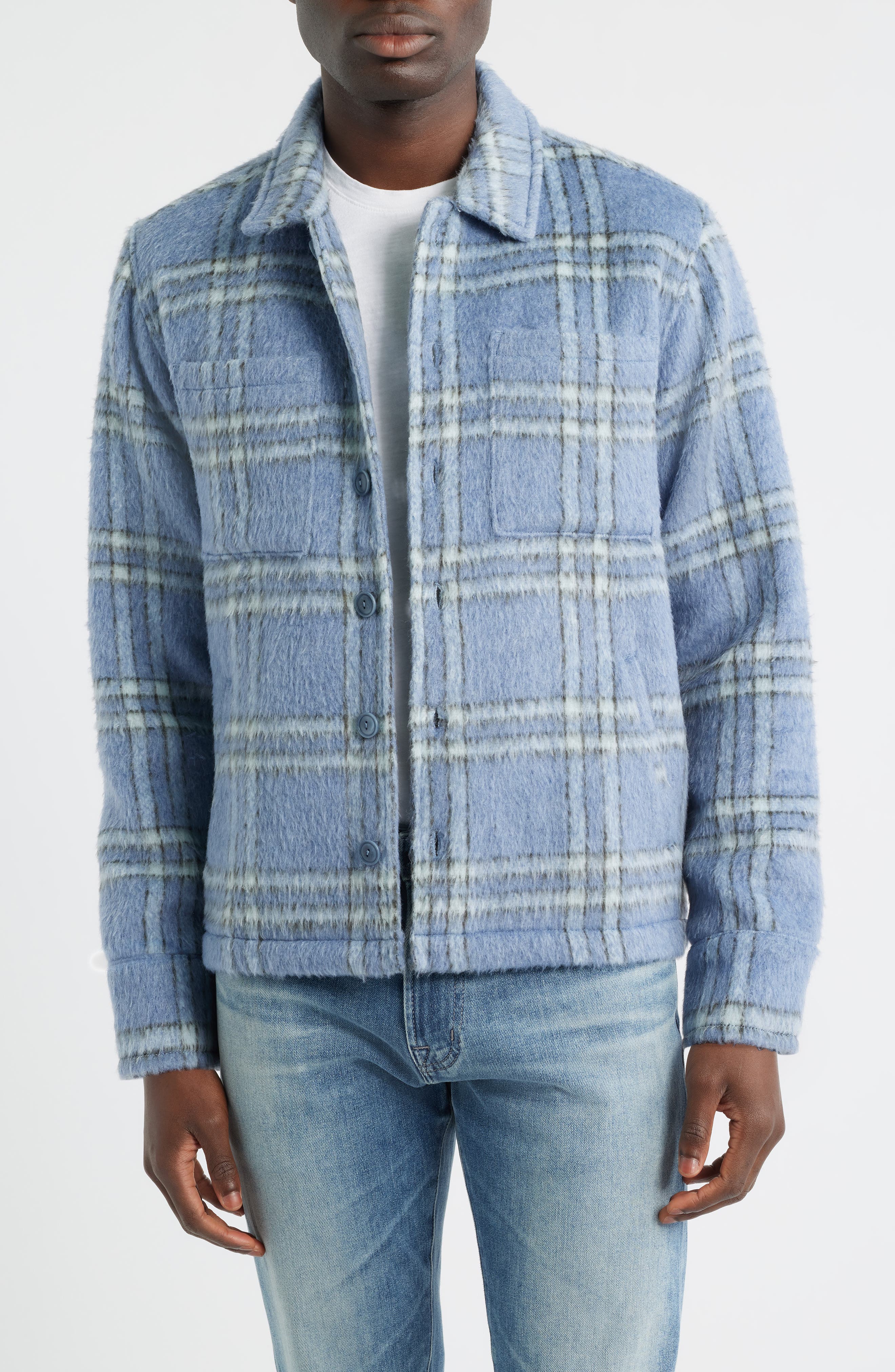 Rails Lachlan Plaid Brushed Flannel Shirt Jacket
