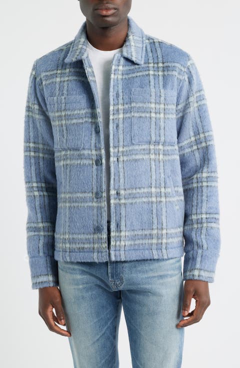 Lachlan Plaid Brushed Flannel Shirt Jacket