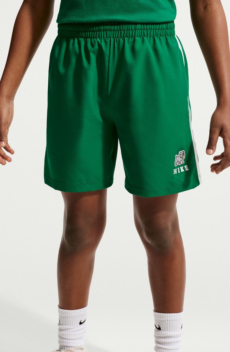 Nike Kids' Dri-FIT Multi+ Shorts, Alternate, color, Malachite/ White