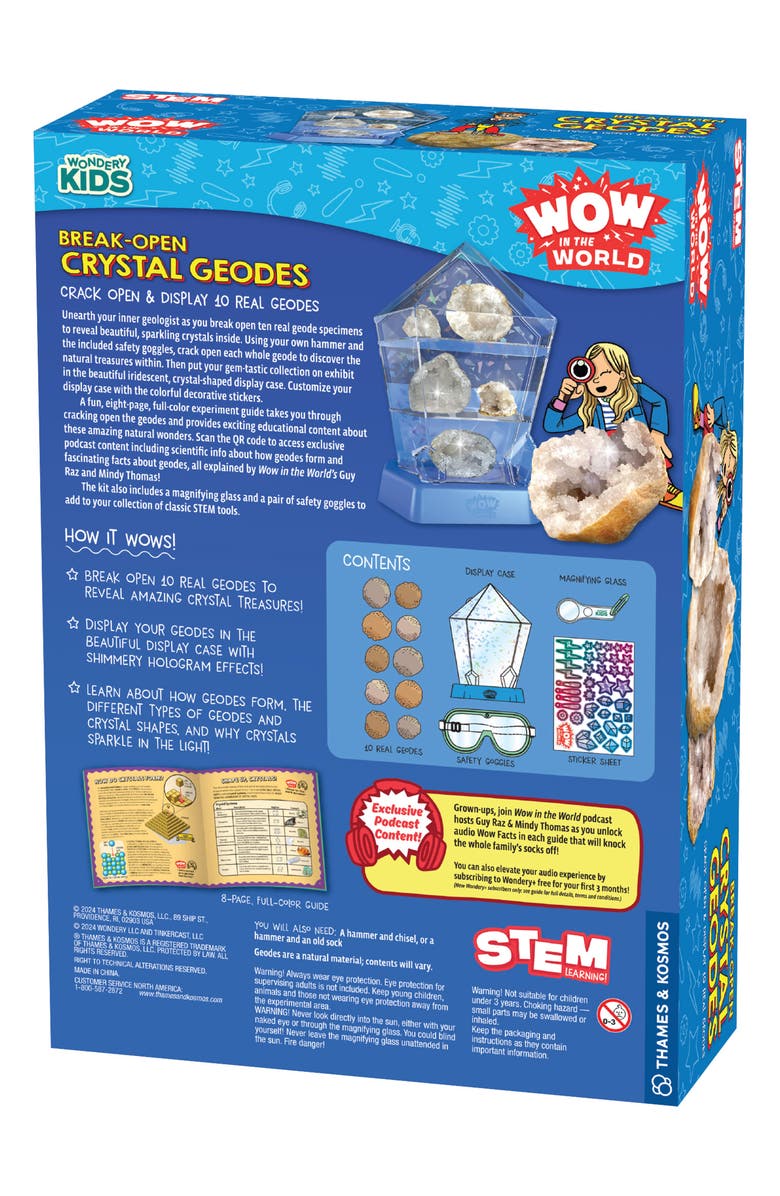 Thames & Kosmos Break-Open Crystal Geodes Kit, Alternate, color, Miscellaneous