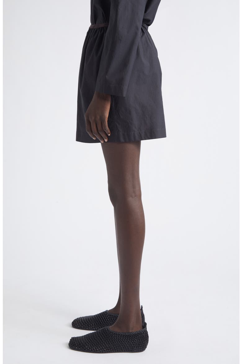 Washed Cotton & Silk Boxer Shorts, Alternate, color, SQUID INK