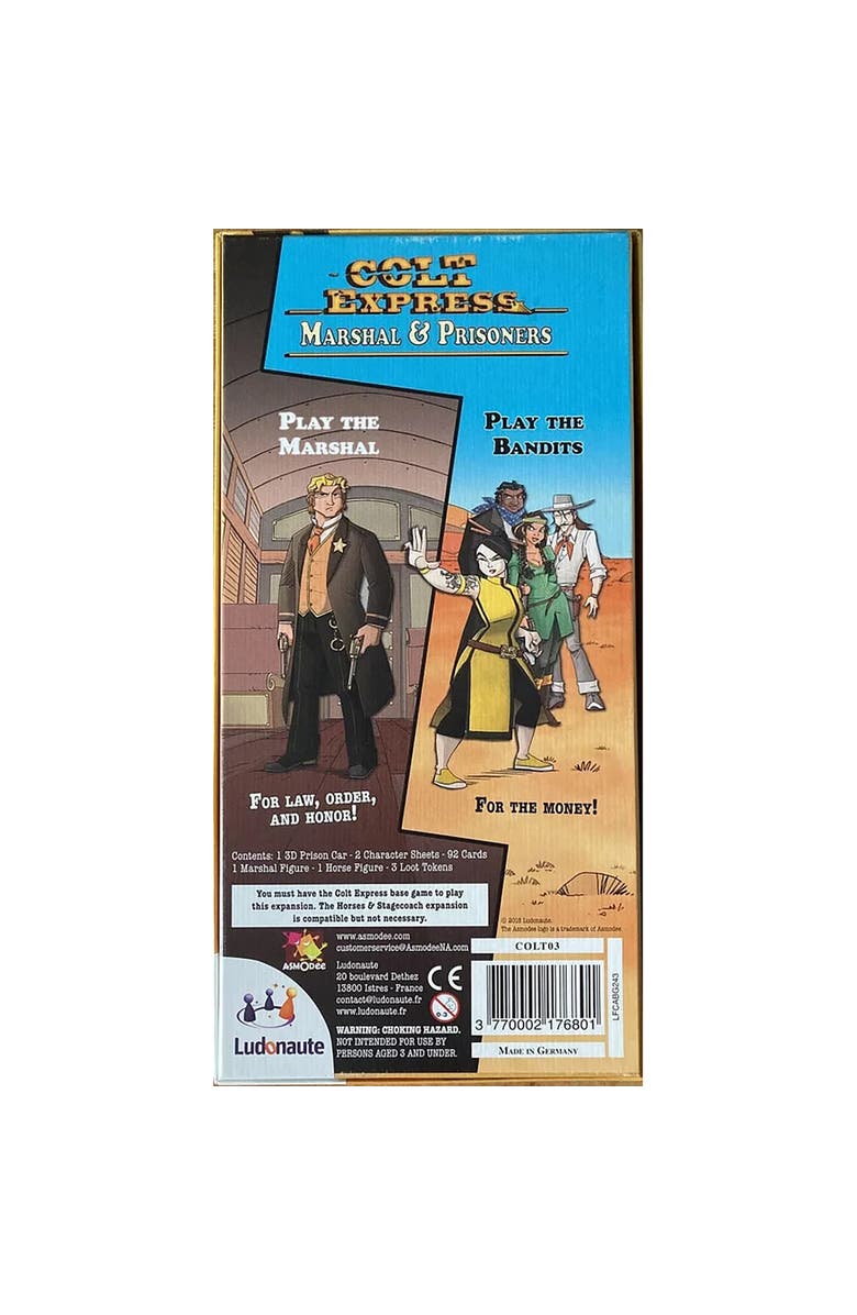 Ludonaute Colt Express Marshal & Prisoners Expansion American West, Alternate, color, 