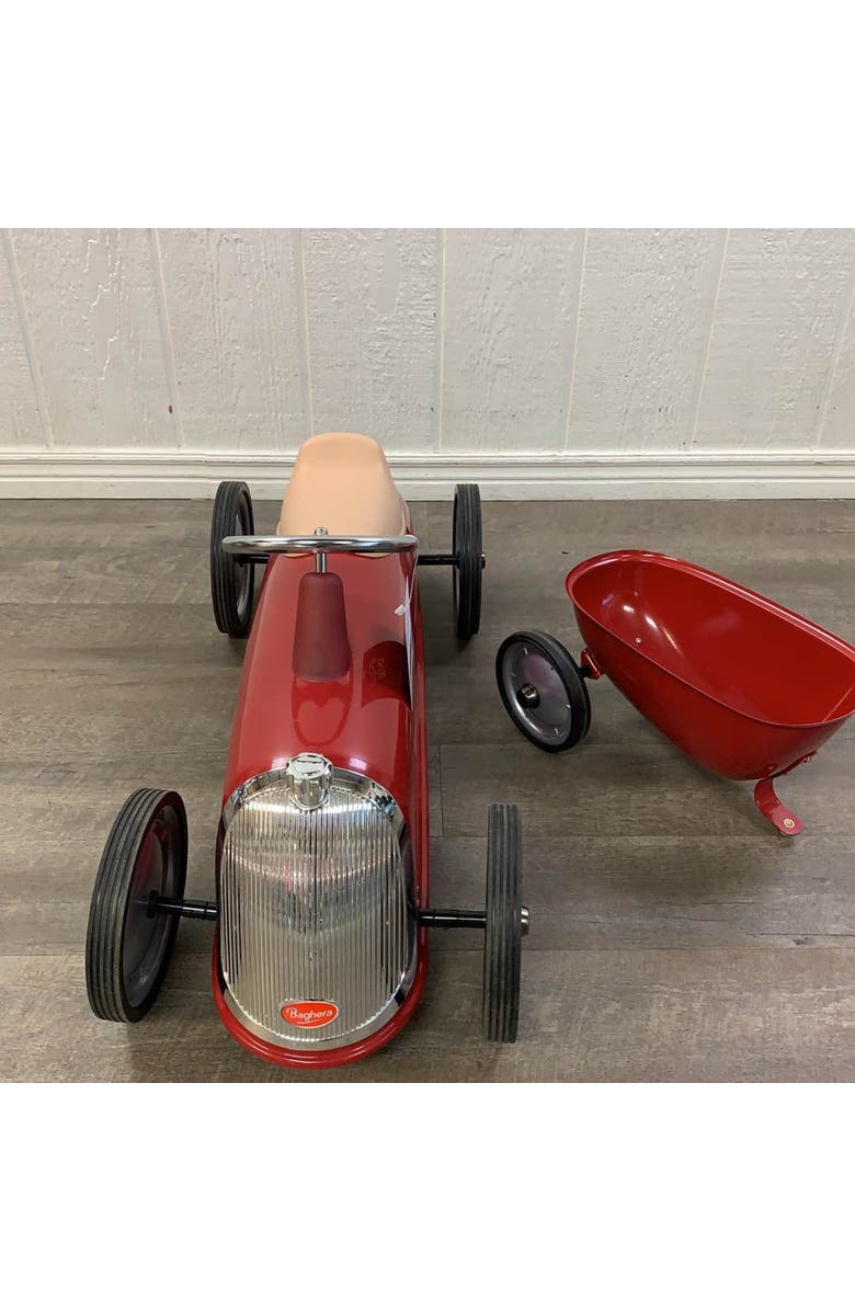 Baghera Trailer For Riders, Alternate, color, Glossy Red