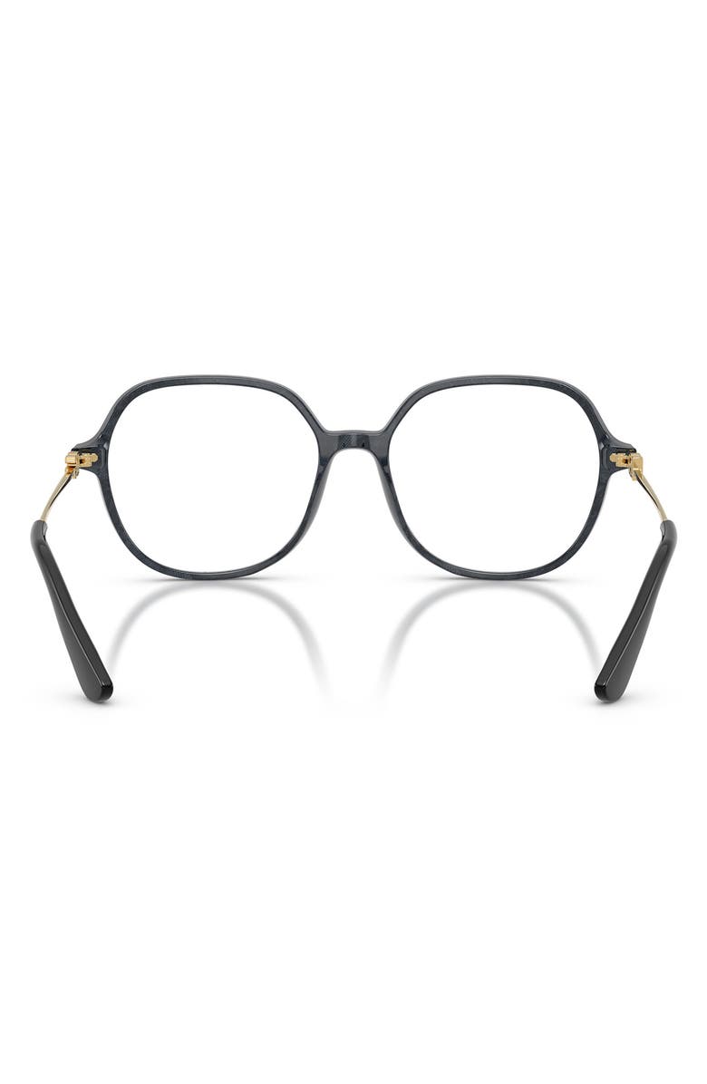 Dolce&Gabbana 54mm Butterfly Optical Glasses, Alternate, color, Lace Gray / Demo Lens